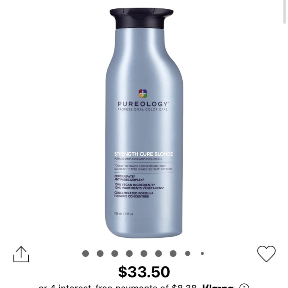 Pureology strength cure bloomed shampoo